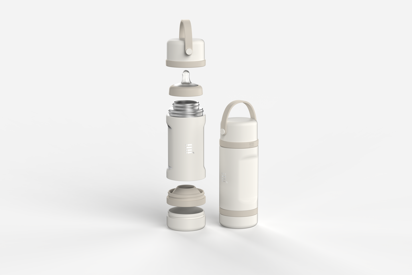 All-In-One Baby Bottle - Almond